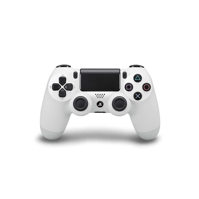 Manette PS4 DualShock 4.0 V2 blanche - PlayStation Officiel - Reconditionné Sony sur Cdiscount Seconde Vie